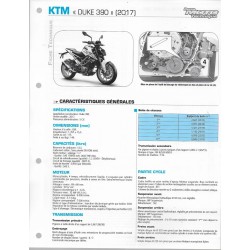 KTM DUKE 390 (2017) Fiche RMT