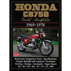  HONDA CB 750 (1969 - 1978) Gold Portfolio