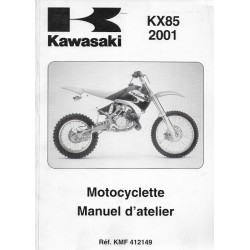 Manuel atelier KAWASAKI KX 85 A1 / KX 85-B1 (2001)