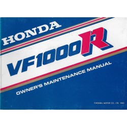 HONDA VF 1000 R (Manuel utilisateur en anglais novembre 1985)