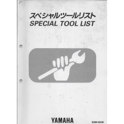 Special Tool List 1993 -Spécial outillage Yamaha