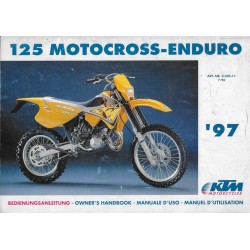 KTM Motocross Enduro 125cc 1997