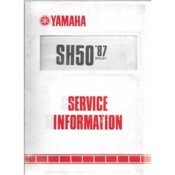 YAMAHA SH 50 (informations techniques type 2KG de 1987)