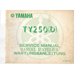 YAMAHA TY 250 (D) type 516 (manuel atelier)