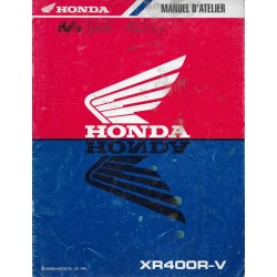 HONDA XR 400 R-V de 1997 (Additif août 1996)