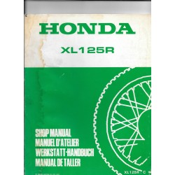 HONDA XL 125 R Supplément important