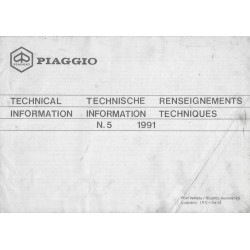 Piaggio Renseignements techniques ( mai 1991)