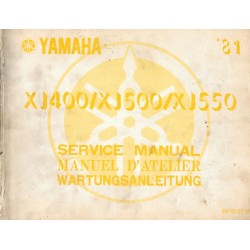 YAMAHA XJ 400 / 500 / 550 1981 