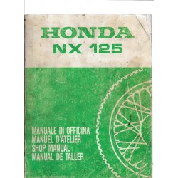 HONDA NX 125 de 1990 (Manuel atelier de base)