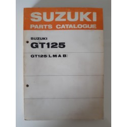 Catalogue pièces détachées SUZUKI GT125 