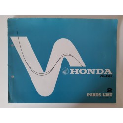 Catalogue pièces détachées HONDA XL50