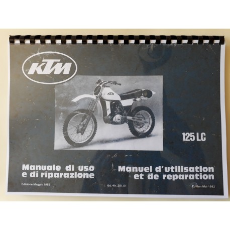 KTM 125 LC 1982 (manuel d'utilisation et de réparation)