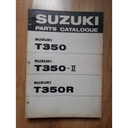 Ctalogue de pieces detachees SUZUKI T350, T350II, T350R