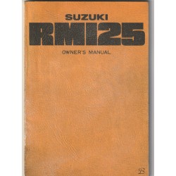 OWNER'S MANUAL SUZUKI RM 125