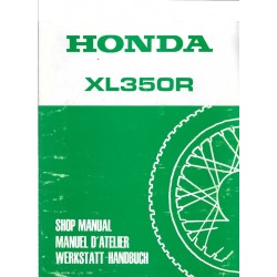 HONDA XL 350 R (Additif de novembre 1984)