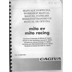 CAGIVA MITO ev 125 cc / MITO racing 125cc ( manuel atelier 03 / 1995)
