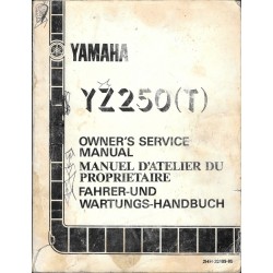 YAMAHA YZ 250 T type 2HH 1987