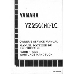 Manuel atelier YAMAHA YZ 250 (H) / LC 1996
