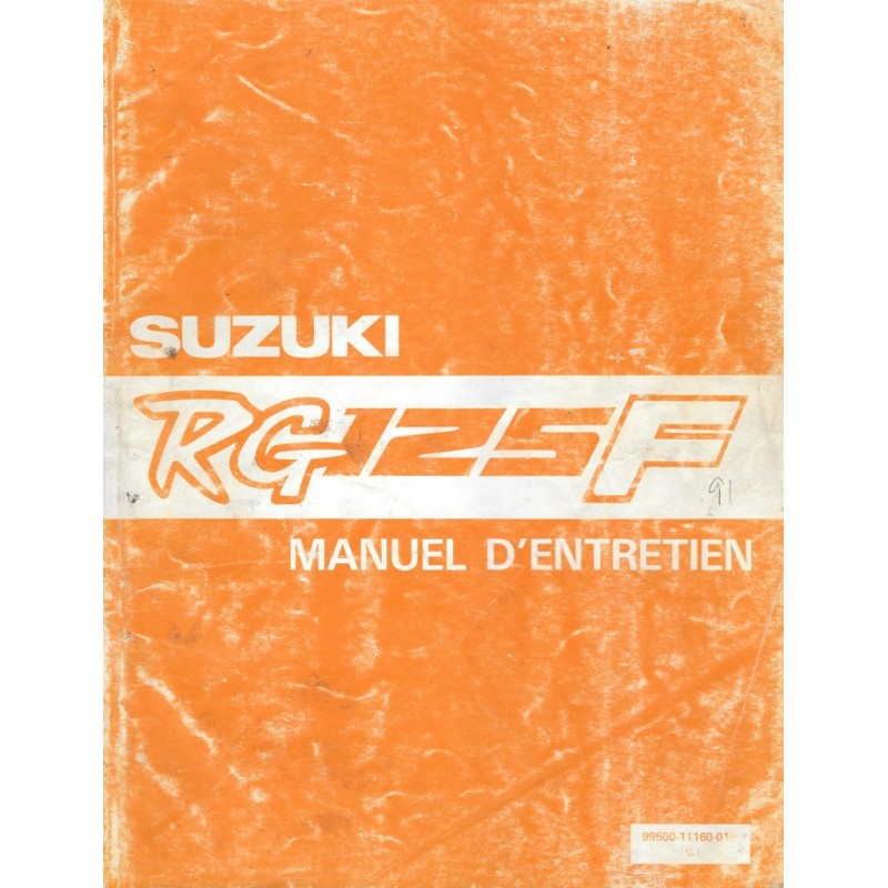 Suzuki RG125 RG 125 125RG manuel revue technique atelier français 