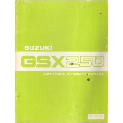 Manuel atelier SUZUKI GSX 250 (12/1980) 
