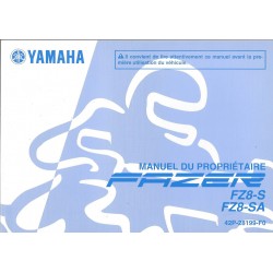 YAMAHA FZ8-S et SA de 2010 type 42P (03 / 2010)