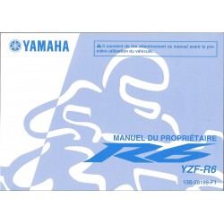 YAMAHA YZF-R6 de 2009 type 13S (07 / 2008)