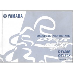 YAMAHA DT 125 R et X de 2005 type 1D0 (04 / 2005)