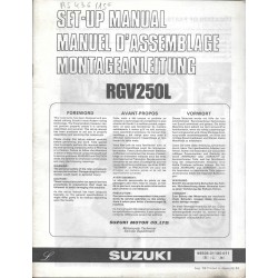 SUZUKI RGV 250 L 1990 (manuel assemblage 08 / 1989)