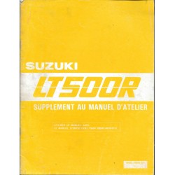 Manuel atelier additif quad SUZUKI LT 500 R modèle 1988