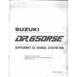Manuel atelier SUZUKI DR 650 RSE de 1993