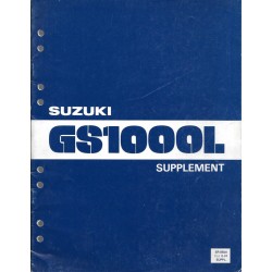 Manuel atelier SUZUKI GS 1000 L de 1979