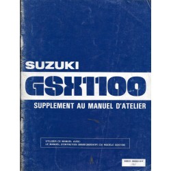 Manuel atelier SUZUKI GSX 1100 S de 1982
