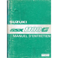 Manuel atelier SUZUKI GSX 1100 G de 1991