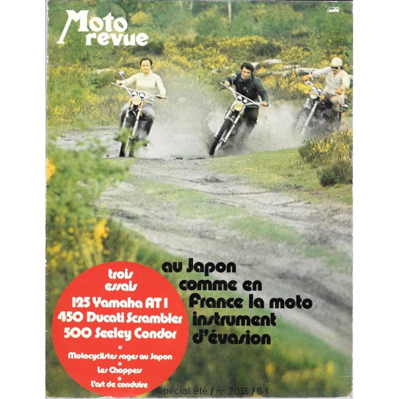 MOTO REVUE 1971 N° 2035 spécial été Yamaha 125 AT1 Ducati 450  Seeley 500 condor 