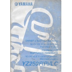 YAMAHA YZ 250 F (P) / LC type 5SG de 2002