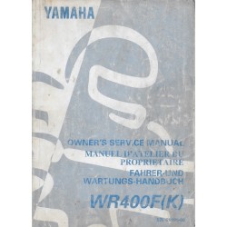 YAMAHA WR 400 F (K) type 5BI de 1998