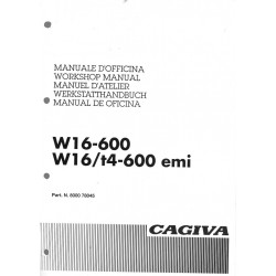CAGIVA W16-600 / T4-600 EMI (manuel atelier 02 / 1995)