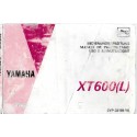 YAMAHA XT 600 (L) Type 3YP (05 / 1992) 