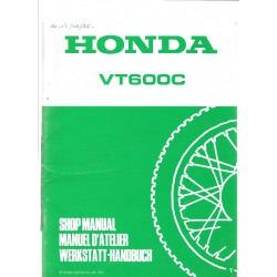 HONDA VT 600 C (Additif de juillet 1995)