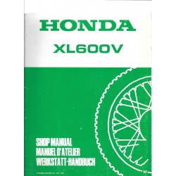 HONDA XL 600 V (Additif décembre 1990)