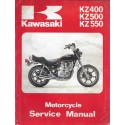KAWASAKI KZ 400 /500 / 550 de 1981 (Manuel atelier 02 / 81)