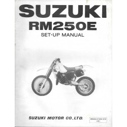 SUZUKI RM 250 E 1984 (manuel assemblage 11 / 1983)