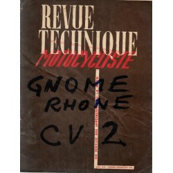 Revue Technique Motocycliste n° 13 (Gnome-Rhone) 01 /1949