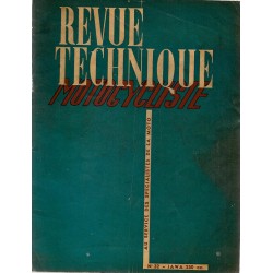 Revue Technique Motocycliste n° 32 octobre 1950