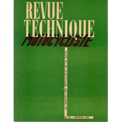 Revue Technique Motocycliste n° 36 (René-Gillet) 02 / 1951