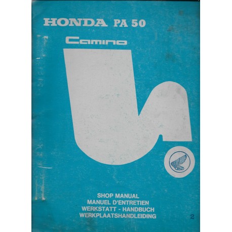HONDA PA 50 CAMINO. (Manuel d'entretien)