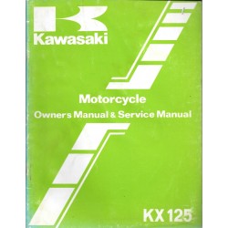 Manuel atelier KAWASAKI KX 125-C1 de 1984 (10 /83)