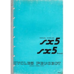 PEUGEOT SX 5 / SX 5 Trail (manuel atelier 02 / 1976)