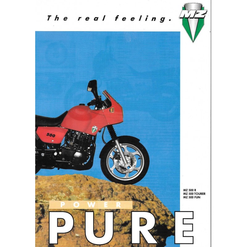 Mz Gamme 500 Rotax De 1992 Prospectus