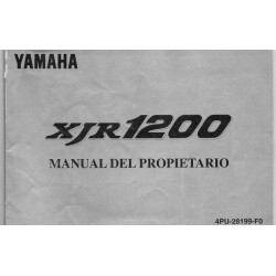 YAMAHA XJR 1200 Type 4PU (Manuel propriétaire novembre 1994)